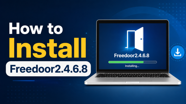 How to Install Freedoor2.4.6.8 – Complete Step‑by‑Step Installation Guide How to Install Freedoor2.4.6.8